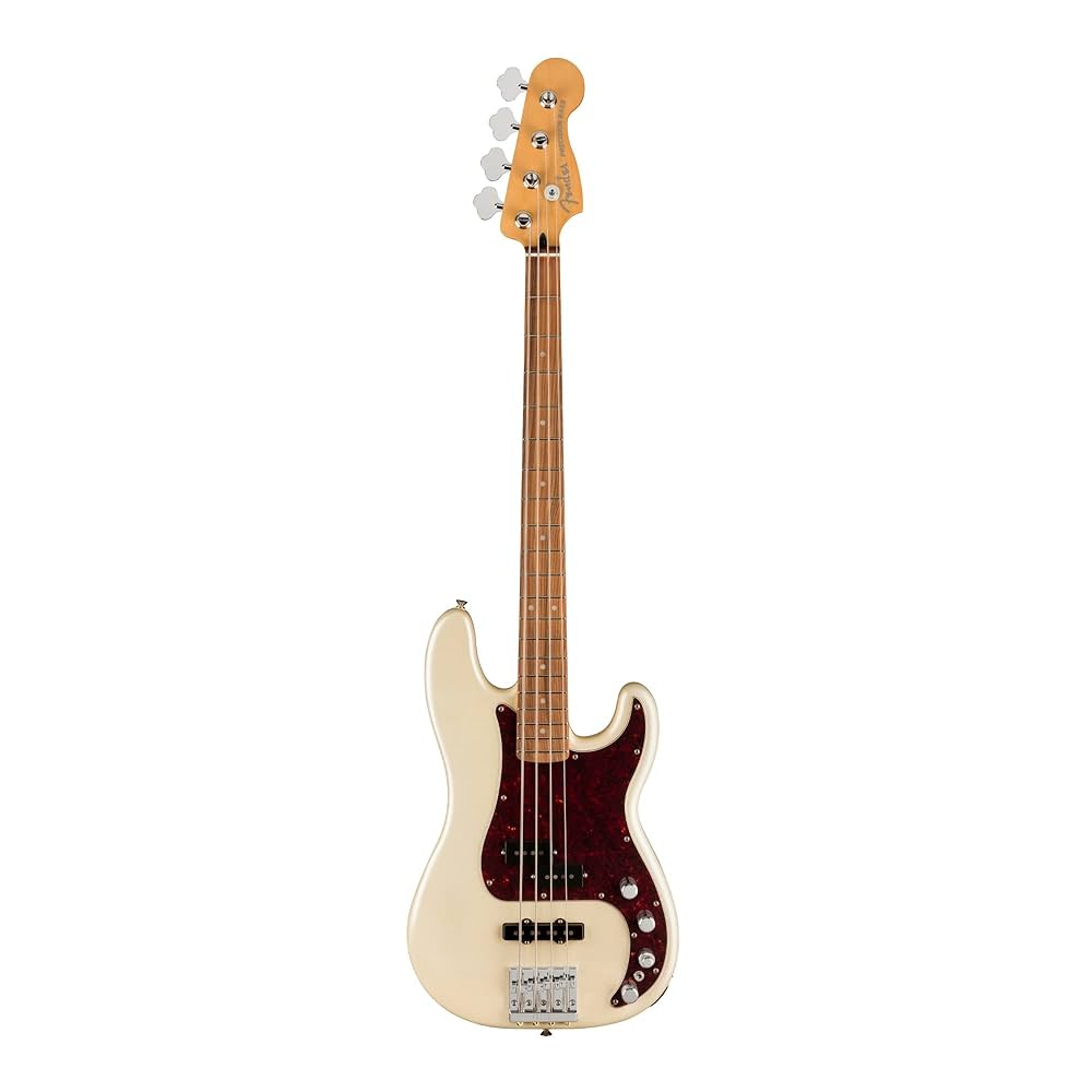 Fender Player Plus Precision Bass, Olympic Pearl, Pau Ferro